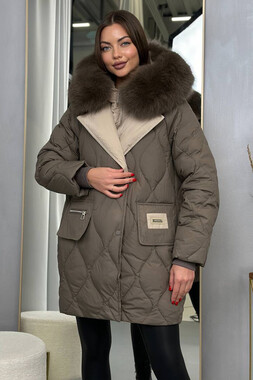 Приталенный пуховик Bogerner с мехом