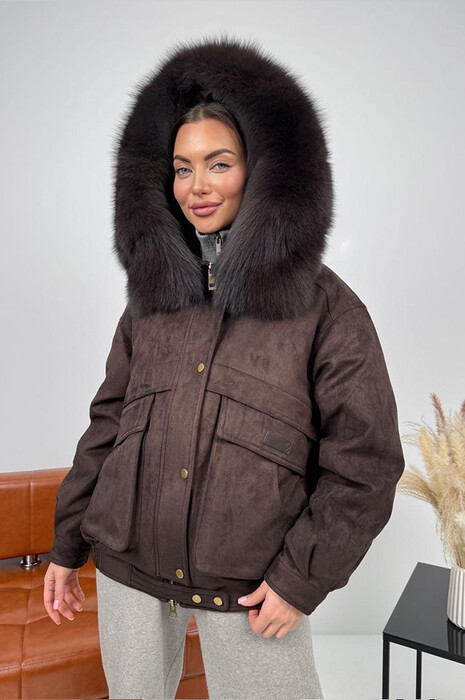 Дизайнерский пуховик фасона оверсайз Pang Million