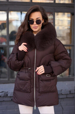 Зимний пуховик Pang Million с натуральным мехом