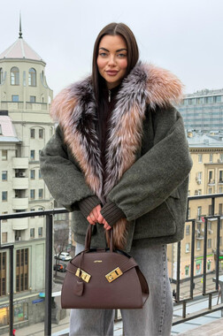 Пуховик серый Tannossto модный