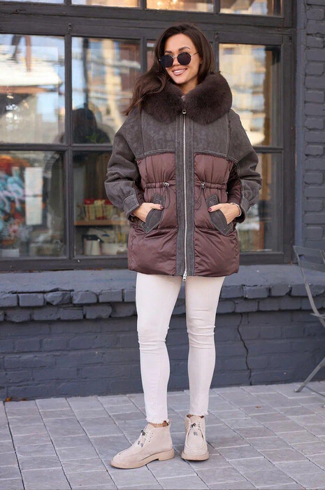 Пуховик зимний Pang Million с капюшоном