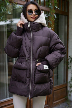 Теплый пуховик приталенный Pang Million